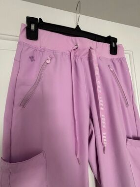 Med Couture Insight Lilac Scrub Set